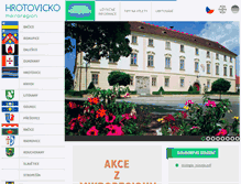 Tablet Screenshot of hrotovicko.cz